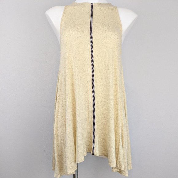 Altar'd State Dresses & Skirts - Altar'd State cream shark bite hem swing dress S